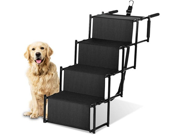 Zone Tech Vehicle Pet Foldable Stairs