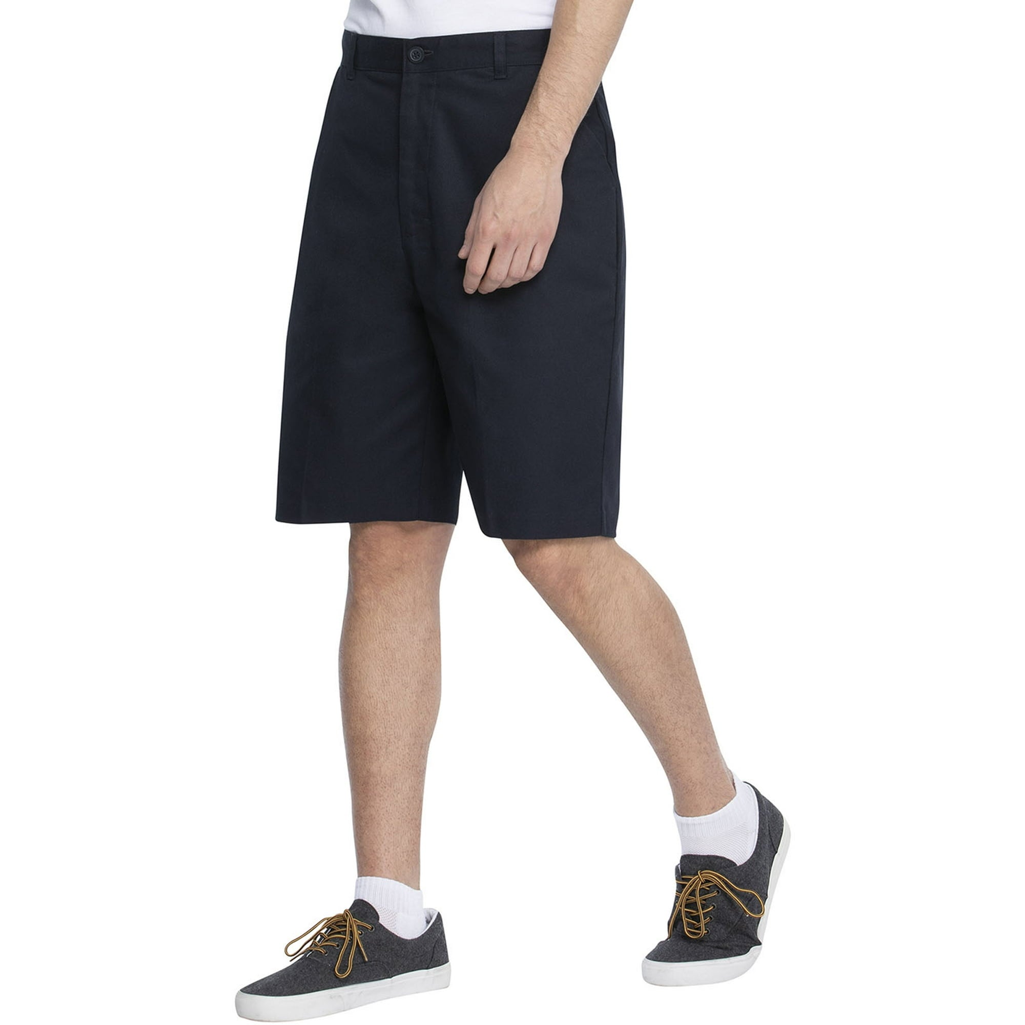 Real School Husky Boys School Uniform Flat Front Shorts