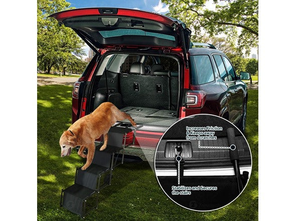 Zone Tech Vehicle Pet Foldable Stairs