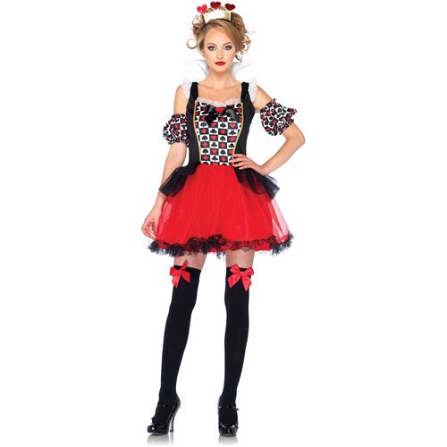 Keuka Outlet - Playing Card Queen Adult Halloween Costume - 8402981006187